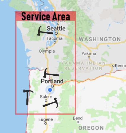 SFW Construction Service area