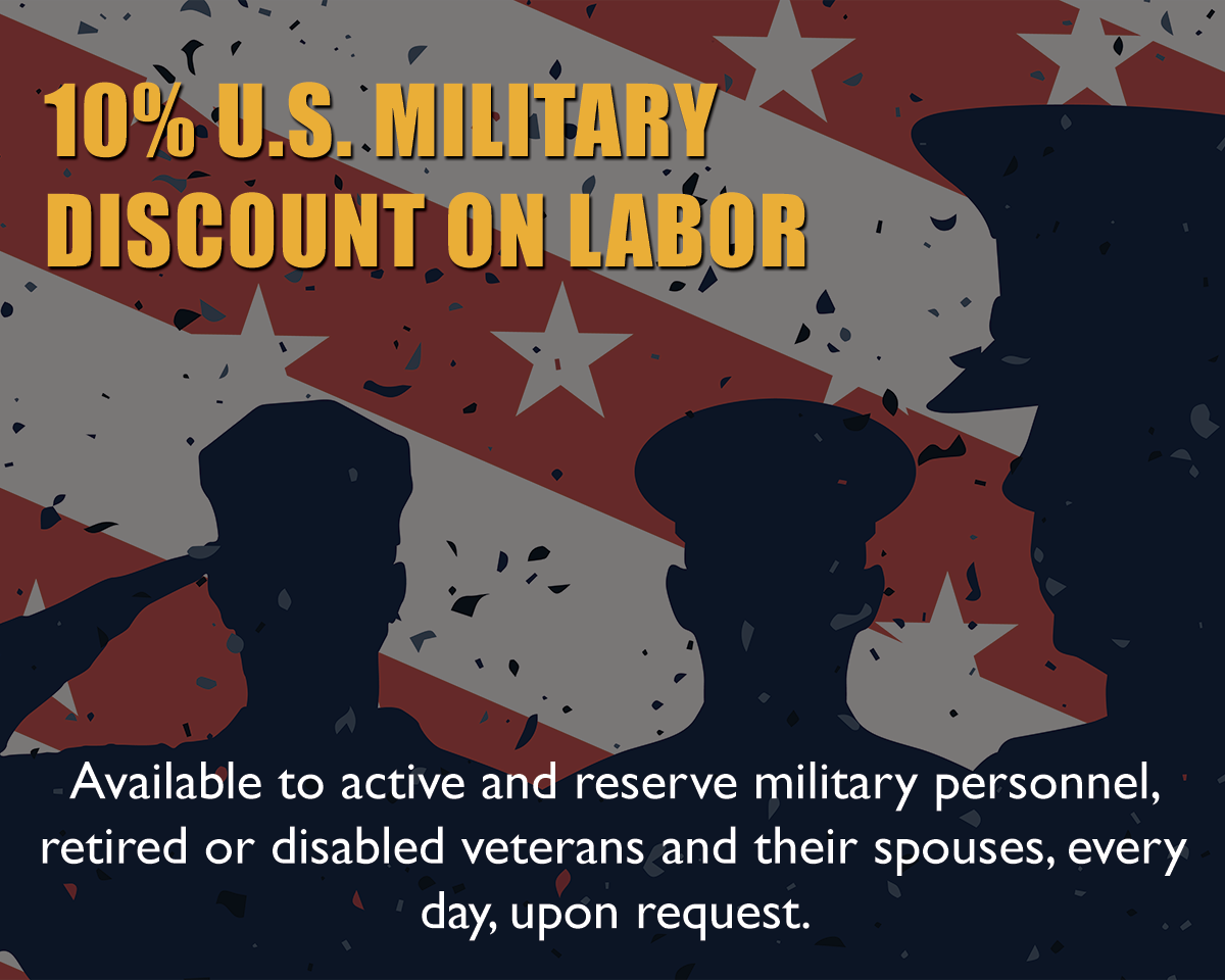Home Repair Military Discount