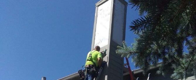 Repairing Siding On A Chimney