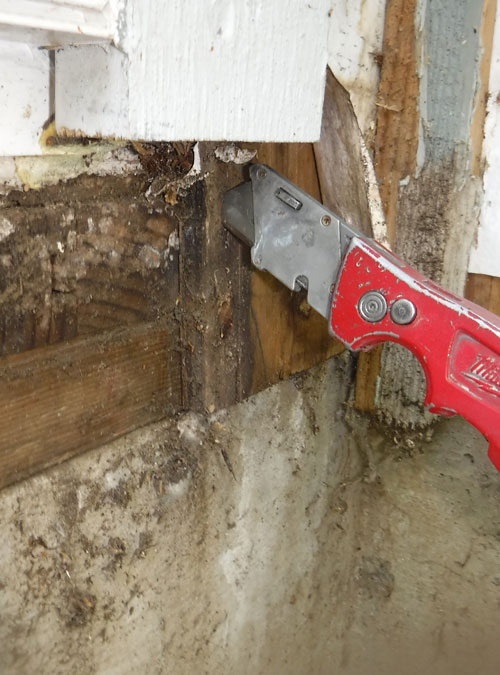 How To Use A Utility Knife To Detect Dry Rot