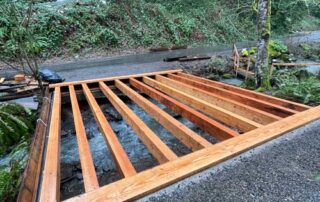 Residential Bridge In Beaverton Undergoes Dry Rot Repair