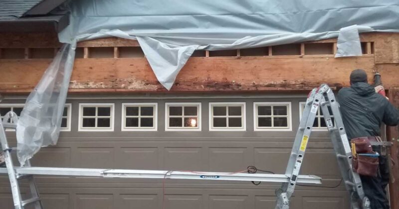 Repairing Rotted Wood Around Your Garage | SFW Construction